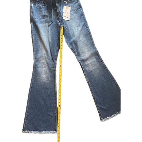 YMI Light Blue Flare High Rise Jeans - Picture 4 of 6